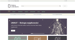Desktop Screenshot of dobraliteratura.pl